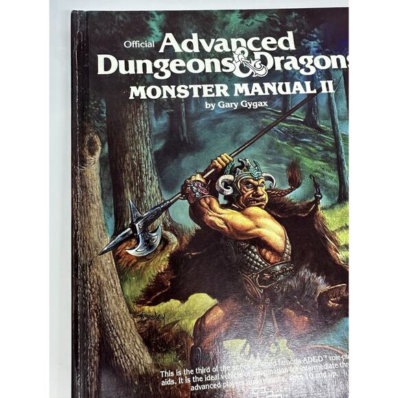 Advanced Dungeons & Dragons Monster Manual II 2 1983 Hardcover TSR #2016 AD&D - Picture 5 of 14